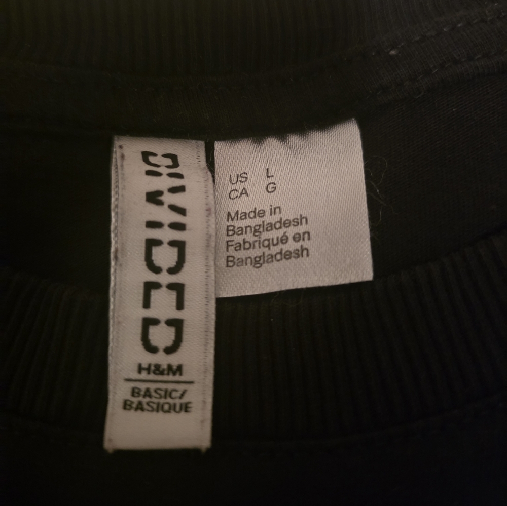 H&M Black Basic Tee - Picture 2 of 3
